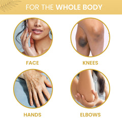 OMIC Lighten-Up serum application on hand demonstrates non-greasy absorption.
