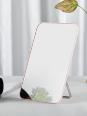 OMIRO desk makeup mirror with magnetic option for versatile metal surface placement