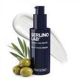 Omnis Uomo Serlino Lab face cream jar close-up showing rich texture for hydration