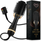 OMOteam professional blowout brush with oval 75mm head for fast volumizing styling