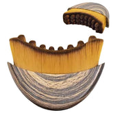 OMULIKJ lymphatic contour brush front view for facial drainage and calm skin.