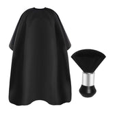Omvoina professional haircut cape with adjustable snap closure for a comfortable fit.