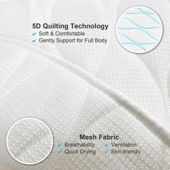 OMYSTYLE 5D air mesh fabric detail highlighting breathable and quick drying features