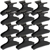 Ondder black butterfly hair clip closeup showing durable grip for precise styling.