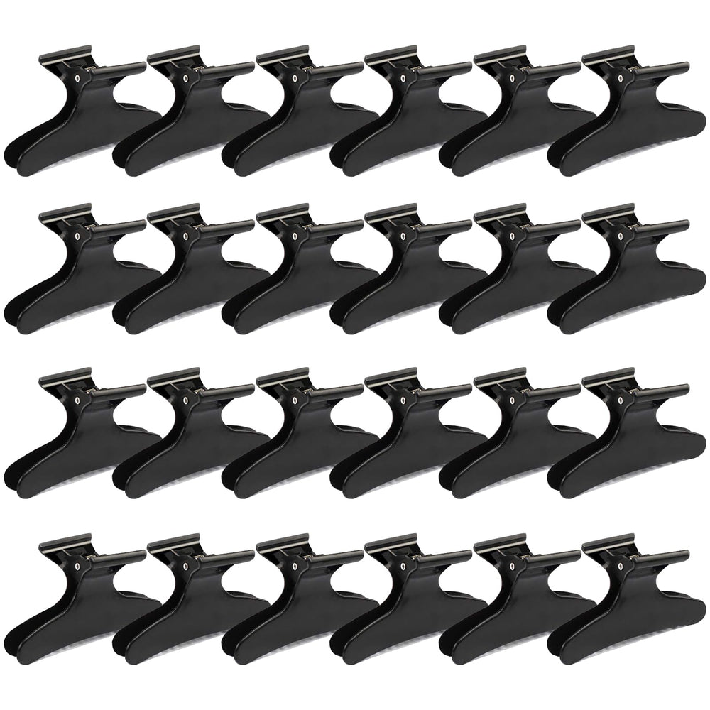 Ondder clips mariposa negra para corte y seccionado con agarre seguro.