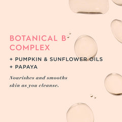 One Love Organics bottle with pump demonstrates easy, residue-free cleansing.