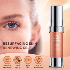 +1HEROLABS crema de ojos retinol, aplicación suave para reducir ojeras y fatiga