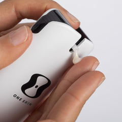 OS-01 Face care routine demonstrates daily application for smoother skin.