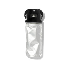 OneSkin OS-01 Face refill pump shown with compatible bottle for eco-friendly refills.