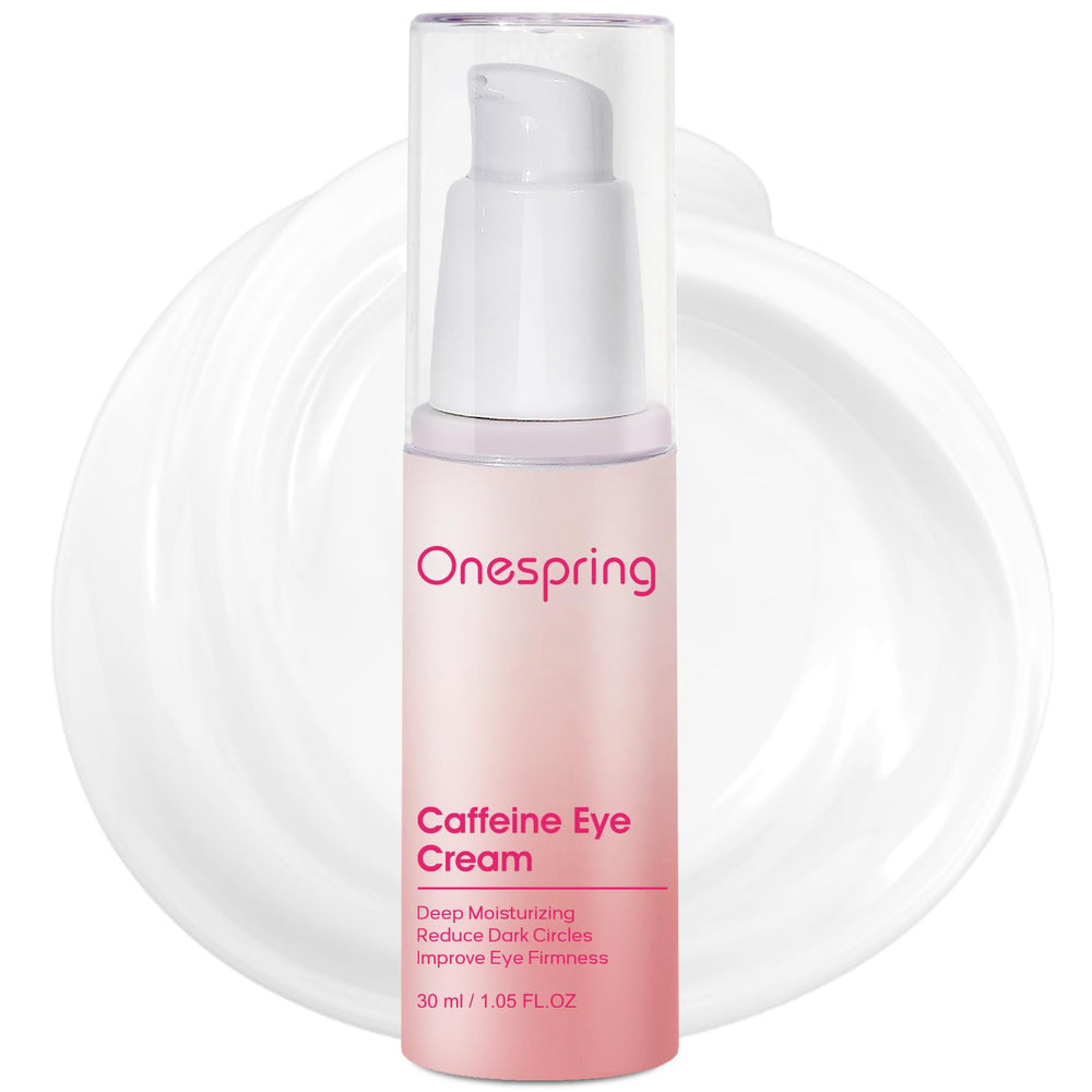 Onespring Crema para Ojos, cafeína-energizante, ayuda a una mirada más fresca
