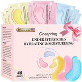 Onespring Eye Mask Gift Box caffeine patches for refreshed under-eye appearance.