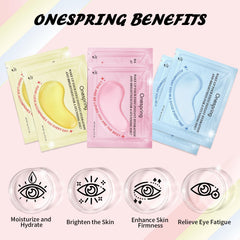 Parches de ojos Onespring con retinol para suavizar la textura de la piel