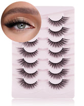 Onlyall cat eye lashes with mink fluffy finish for natural look.