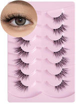 Onlyall half eyelashes in box-front packaging for a natural daily look.