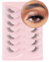 Onlyall half eyelashes with corner lashes for a natural look and comfortable wear.