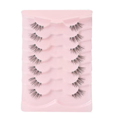 Onlyall Natural Lashes show ultra-thin band for a seamless, invisible base.