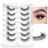 Onlyall Natural Lashes Wispy 13mm close-up shows ultra-thin band and delicate fibers for natural blending