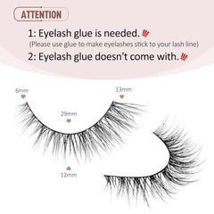 Onlyall natural lashes D1 pack provides lightweight comfort all day