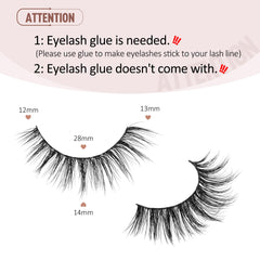 Onlyall thin-band lashes offer a lightweight feel and comfortable wear.