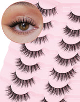 Onlyall wispy lashes provide a natural look for daily wear.