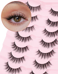 Onlyall wispy lashes provide a natural look for daily wear.