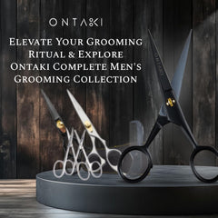 Ontaki PU leather travel pouch keeps grooming tools organized on the go.