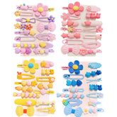 Ooosonlu 4-pack girl hair clips with heart pattern for secure, cute daily wear.