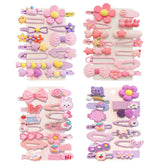 Clips Ooosonlu para pelo de niña con corazones, seguros y cómodos para uso diario.