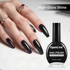 Nails drying in about 60 seconds after OpenLive application