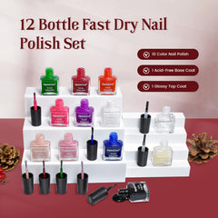 OpenLive base coat and top coat set for a glossy, long-lasting finish