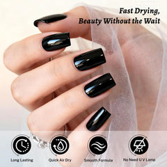 OpenLive swatch on nail demonstrates rich color payoff.