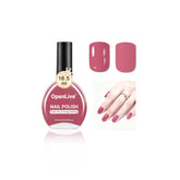 OpenLive dark pink nail polish bottle showing rich color for at-home manicures.
