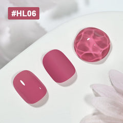 OpenLive dark pink polish swatches on skin display vibrant color options.