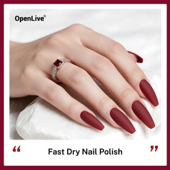 OpenLive brush-stroke close-up reveals smooth, even application