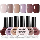 OpenLive esmaltes conjunto 6 colores nude para distintos looks y temporadas