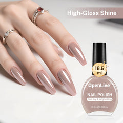OpenLive long-lasting nail polish stays vibrant for days with minimal maintenance.