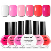 OpenLive red bottle nail polish for bold everyday color and shine.