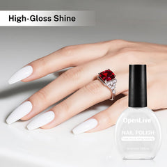 OpenLive quick-dry formula dries in minutes without a lamp.