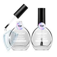 OpenLive top coat bottle 16-5ml for lasting shine and protection