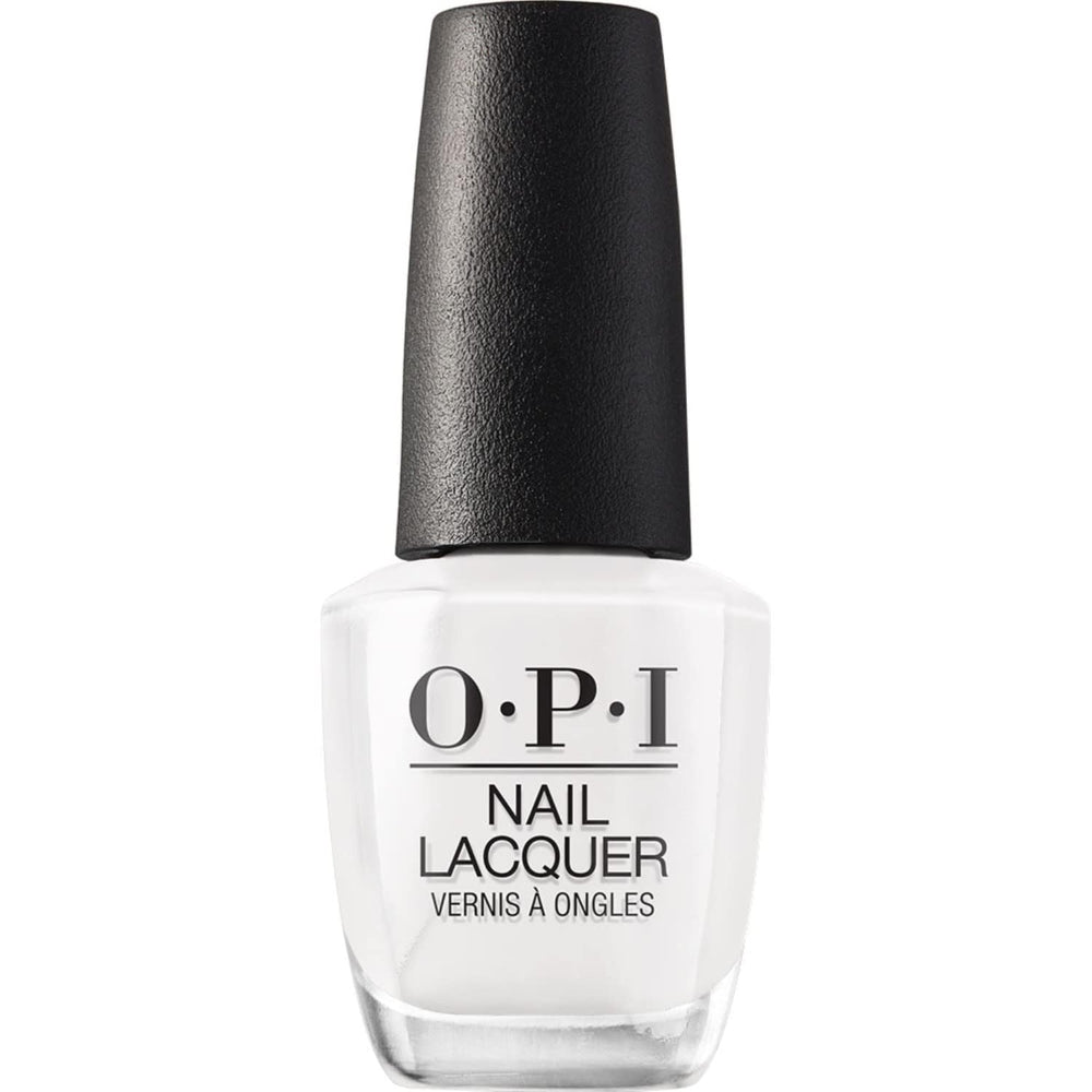 OPI Alpine Snow esmalte blanco crema en bote con acabado suave