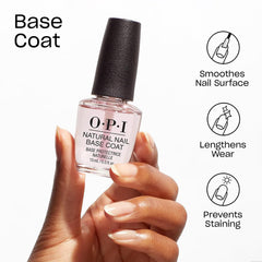 OPI Base natural para uñas con cobertura suave sin vetas