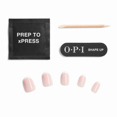 OPI Have Merci on Me nails featuring a classic white tip with subtle elegance.