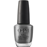 OPI Clean Slate: botella de esmalte gris oscuro con acabado elegante para uso diario.