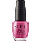 OPI Aurora Berry-alis en bote, crema rosa oscuro con acabado opaco.