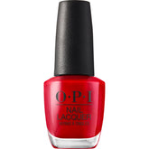 OPI Big Apple Red, brillo intenso para uñas y acabado deslumbrante.