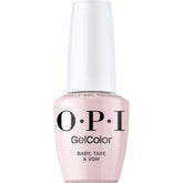 OPI GelColor Baby Take a Vow bottle with sheer pink gel and salon shine.