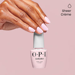 OPI GelColor Baby Take a Vow close-up shows glossy finish.