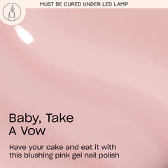 OPI GelColor swatches show the soft pink hue for planning nails.