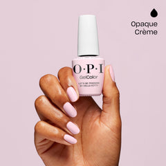 OPI GelColor swatch ready for nail art with even coverage