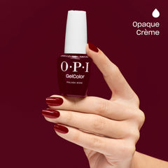 GelColor Malaga Wine removal process soaking off in minutes